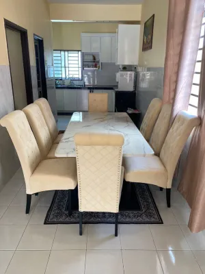 JASS FURNITURE CLASSIC DINING SET 6 seater 8 seater chesterfield marble table murah direct factory