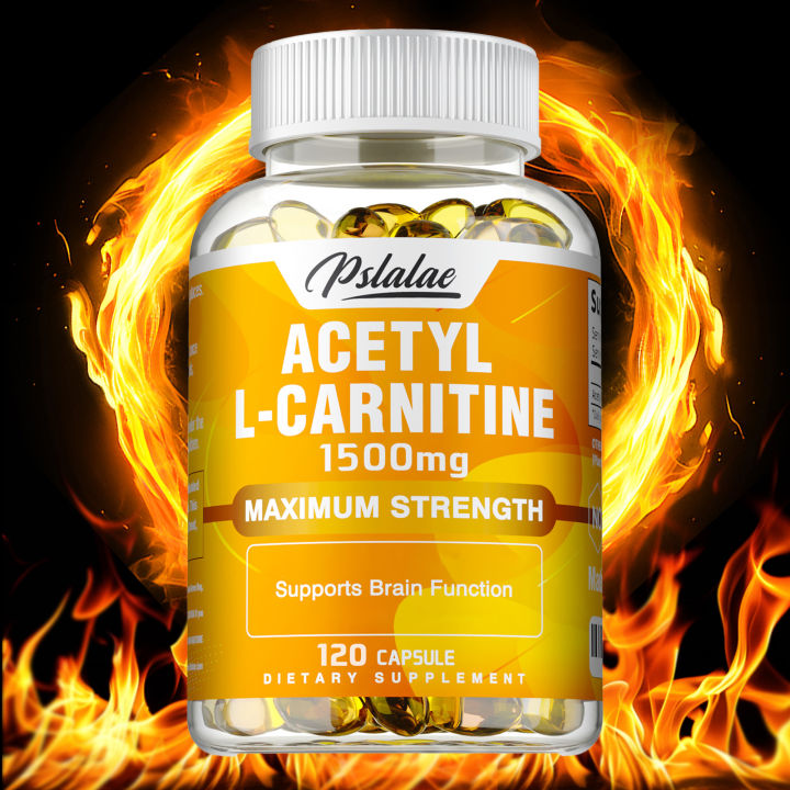 Acetyl L-Carnitine (ALCAR) 1500 mg 120 Capsules 60 Servings - Non-GMO Gluten-Free 2 Capsules Bawat Serving Nsf-Certified Gmp-Compliant Long-Term Use Acetyl-L-Carnitine - Lazada