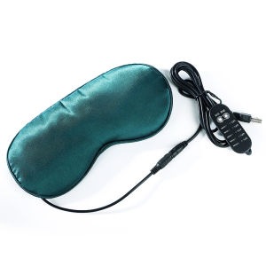 Dụng cụ massage mắt chườm nóng thảo dược bịt mắt có chườm nóng thư giãn khi ngủ bịt mắt ngủ cắm dây USB túi chườm mắt thảo dược làm nóng bằng điện