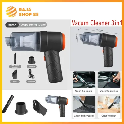 Vacuum Cleaner 3in1 Vacuum Penyedot Rechargeable 3in1 Mini Portable