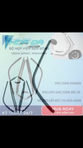 Bộ Nẹp Viền Sàn Cốp Đen Bóng Cao Cấp Cho Xe Vespa Sprint Primavera – Lắp Chuẩn Form Đúng Zin Theo xe