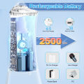 H2ofloss Water Flosser for Teeth Cordless, IPX7 Waterproof Oral Irrigator Dental with 5 Modes  6 Jets , USB Recharged and 300ML Water Dental Flosser for 30 Days Use at Home/ Travel. 