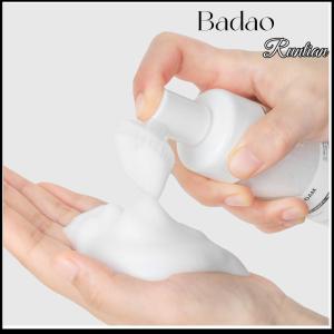 Badao 1PCS 30 60 100 150ml Empty Froth Foaming Pump Bottle With Silicone Brush Head Press Type Face Cleaning Foam Bottles