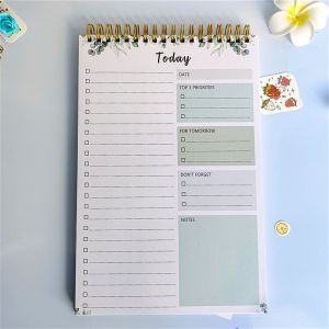 B5 Weekly Planner 52 Weeks Spiral Notebook Schedule Notebook Weekly Plan Notebook School Office Supply