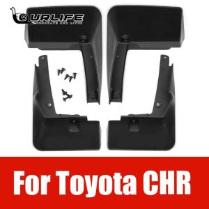 kkmf Car Mud Flaps Fit For Toyota C-HR CHR 2016 2017 2018 2019 2020 2021 2022 2023 ABS Mudguard Splash Guard Fender Accessories R6P8Q
