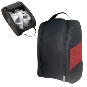 ORIGE HOUSE Oxford Cloth Sports Shoe Bag Hand-Held Mesh Football Boot Bag Convenient Dustproof Soccer Shoe Storage Case For Home