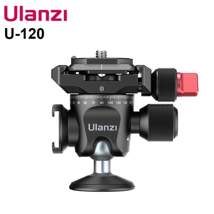 ULANZI U-120 Upside Down Invert 360 Ballhead Vlog Cold Shoe