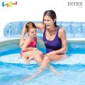 Intex ส่งฟรี สระน้ำ เป่าลม ทรงกลม แฟมิลี่เล้าน์จ 2.24x2.16x0.76 ซม. รุ่น 57190 + ที่สูบลมไฟฟ้า. 