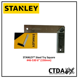 STANLEY STEEL TRY SQUARE (Measuring Tool)