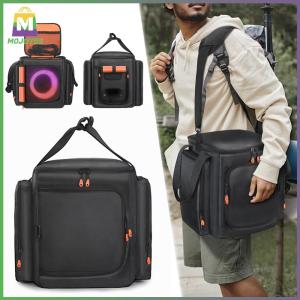 For JBL Partybox Encore Essential 2 Padded Speaker Protective Cover with Mic Pocket Double-Sided Speaker Storage Bag Waterproof