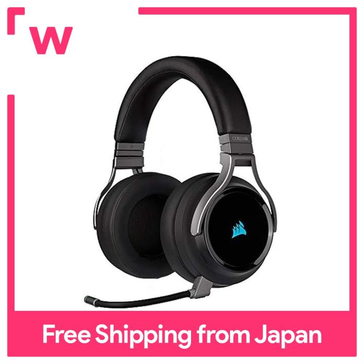 Corsair VIRTUOSO RGB WIRELESS Carbon Wireless gaming headset Wireless ...