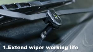 Hypersonic Wiper Stand for Malaysia car HP6405 (Black/ Red/ Green)(RR)- Extend wiper life [Amaze Autoparts]