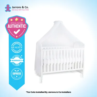 [Jarrons & Co] Happy Dream 4-in-1 Convertible Baby Cot (Free Delivery Installation Teething Rail Side Guard & Mosquito Net)