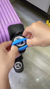 10 cái silicon mềm Hành Lý Bọc Bánh xe hấp thụ những cú sốc giảm tác động và giữ cho vali của bạn an toàn