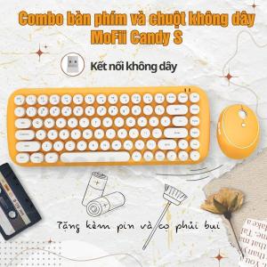 Bàn phím giả cơ và chuột cao cấp không dây MoFii Candy XR - Dùng cho Máy tính bàn Laptop Tivi Điện thoại iPad iPhone