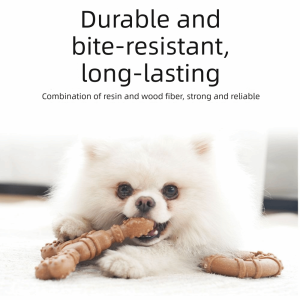 OUTOPEN Teeth Cleaning Dog Chewing Toy Natural Non-Toxic Bone-Like Shape Dog Teething Toy Interactive Toy Durable Chew Stick Chew-Resistant Pet Toy Puppy Training