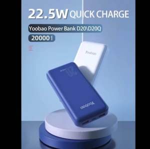 【 𝗢𝗿𝗶𝗴𝗶𝗻𝗮𝗹 𝗬𝗢𝗢𝗕𝗔𝗢 】20DQ 20000mah PD Super Fast Charging PowerBank ( Ready Stock . Fast Shipping )