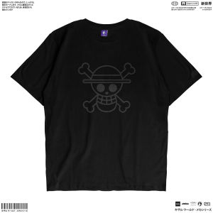 KIZARU Kaos Anime One Piece SHP LOGO Black to Black