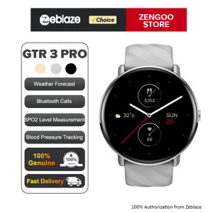 Zentronix Group Zeblaze GTR 3 Pro AMOLED Display Make/Answer Phone Calls Smart Watch 316L Stainless Steel Fitness Smartwatch For Men Women