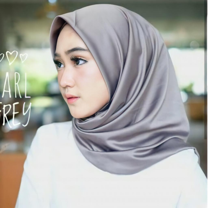 hijab kain satin