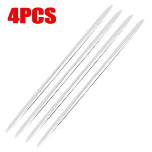 4Pcs Car Door Anti-collision Strip Universal Transparent Extended Side Guard Protector Bumper Protective Sticker Cover Auto Exterior Accessories