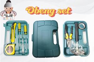 TOOL KIT SET ALAT TUKANG PERKAKAS REPAIRING 8 IN 1 PERANGKAT SET OBENG TOOL