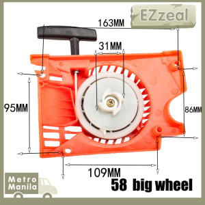 52/58 Gasoline Chainsaw Recoil Start Double Spring Recoil For 4500 5200 5800 52cc 58cc