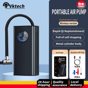 Car Tyre Inflator Rechargeable 1500mAh Electric Tire Pump with Digital Pressure Gauge Tire Inflator for Car Motorcycle Bike Ball