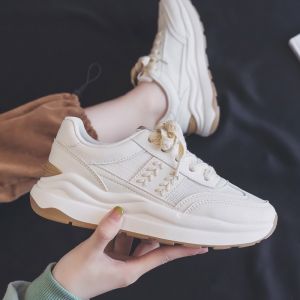 Sepatu sneaker wanita model terbaru 2023 FL-34 Sepatu olahraga wanita best seller sepatu putih yoga import