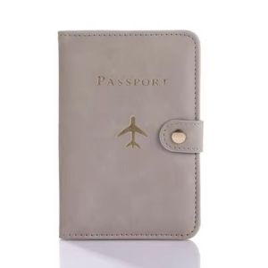 Travel Passport Holder Cover Wallet Blocking PU Leather Document Organizer Case