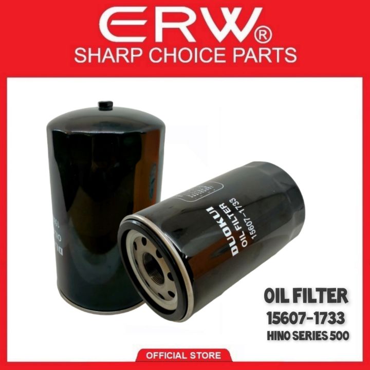 OIL FILTER HINO SERIES 500 Replacement part no. (15607-1733) 1PC