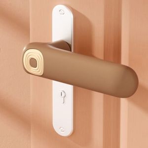SUPERRR Door Knob Cover Soft Static Mat Anti-collision Silicone Safety Home Accessories Door Knob Protective Door Handle Cover Door Handle Protective Case
