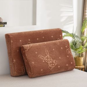 SUNLIGHT HOME Velvet Latex Pillowcase 10 ColorsMemory Foam Pillow Case Multi-patterned Pillowcase