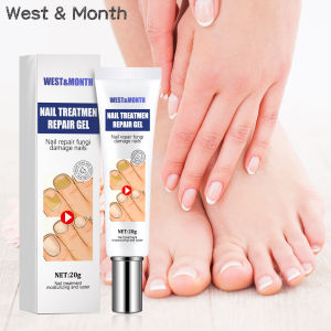 West&Month Multipurpose Nails Repair Gel Portable Professional Hand And Foot Care Cream for Women Men Nail Repair gel Nail Repair Serum Nail Care Essence Treatment Foot Fungus Anti-infective Gel Paronychia Onychomycosis 20g