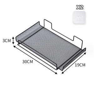 ที่วางเราเตอร์ ชั้นวางติดผนัง ที่วางกล่องไวไฟ ดีไซน์กลวง ไม่ต้องเจาะ