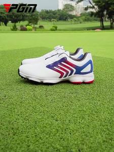 AUPGM Mens golf shoes summer sports shoes comfortable and shock-absorbing with adjustable laces waterproof and anti-slip golf Shoes