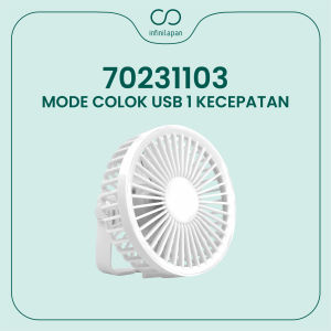 Kipas Angin Portabel Meja Tornado | Kipas angin portabel | USB Portable 360 Rotating Fan | Kipas Angin USB Charge Desk Fan 1500mAh