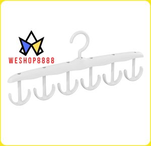 WESHOP8888 12 Hooks Hanger Storage Space Saving Clothes Bra Non-Slip Multi-Functional Hanger