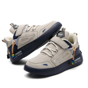 New Leather Kids Running Shoes Fashion Children  Casual Walking Student Tennis Sneakers Non Slip2026