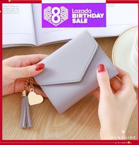 Women Purse Fashion Korean Leather Wallet Purse Zip Card Holder Short Mini Ladies Wallet Dompet Wanitawoman short purse wallet#wallet for women#purse for women#beg duit wanita#dompat wanita#other#purse and wallet for women#purse#women wallet#mini purse fo