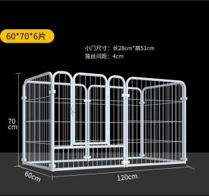 LZD Fence Dog Playpen Small Medium and Large Dogs Indoor Fence Square Iron Isolation Fence