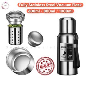 🇲🇾 Fully 316 Stainless Steel Thermos Keep Hot and Cold Cup Bottle Outdoor Travel Bottle Tahan Panas 全钢316不锈钢保温杯壶户外车载杯旅行壶