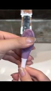 Double Head Mask Brush Soft Silicone Face Scrubber Mud Mask Scraper Beauty Tool