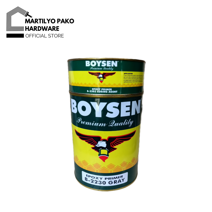 Boysen Epoxy Primer White And Gray 4l1 Gallon Lazada Ph