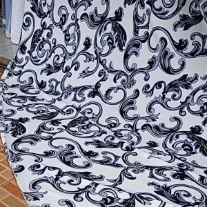 Kain Ceruty Zara Motif - Harga Setengah Meter