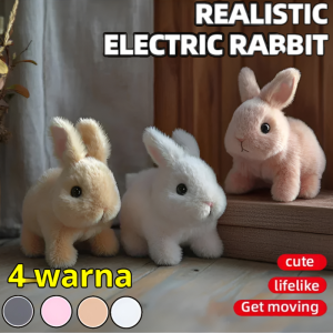 Bunny Ai Simulation Interactive Electric Doll Cute White Rabbit Plush Toy Interactive Bunny Pet For Children Boys And Girls