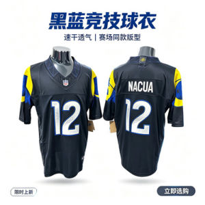 Áo bóng bầu dục NFL 2025 Rams thế hệ 3 phiên bản giới hạn thành phố thêu hàng có sẵn hỗ trợ dropship.