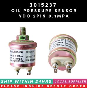 3015237 OIL PRESSURE SENSOR [2 PIN] [LOCAL STOCK SHIP WITHIN 24HRS] DOUBLE CONNECTOR VDO FOR CUMMINS GENERATOR