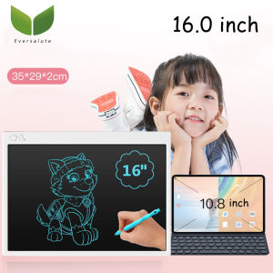 Eversalute 16 Inches LCD Writing Tablet Rechargeable Design Colorful Screen Drawing & Sketching Tablets Drawing Board Doodle and Scribbler Boards for Toddler Kids Electronic Educational Learning Toys for 3 - 12 Year Old Kids Boys Girls