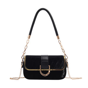BAO138 Tas Selempang Kulit Wanita Tas Hp Bahu Cewek Slingbag Mini Rantai